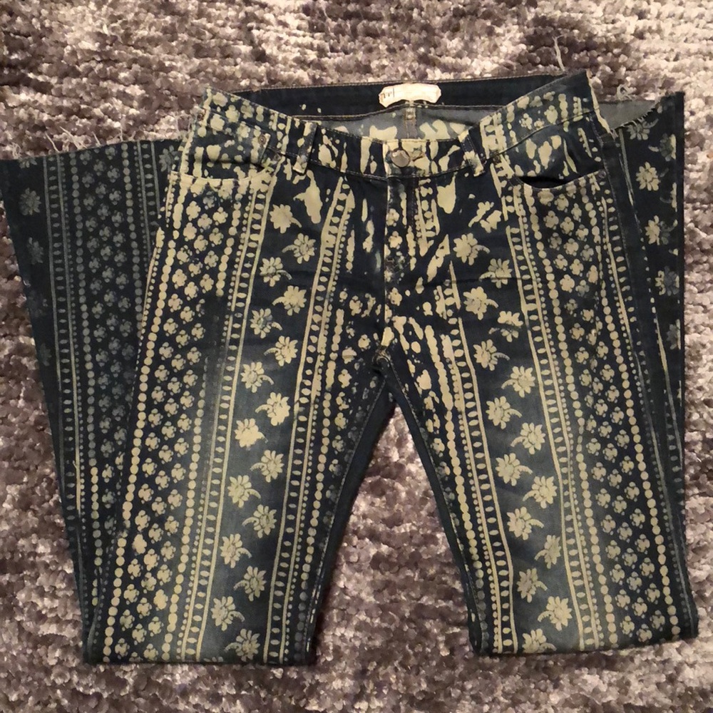 Free people Bali jean bell bottoms flares